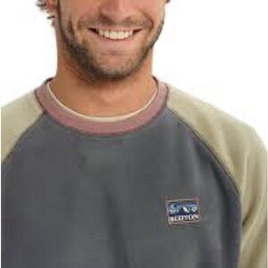 Burton Men's Gray and Tan Sweater and matching pants set